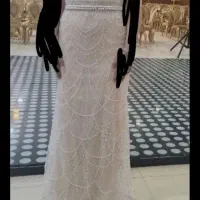 لباس مجلسی فول کارشده کاملا نو|لباس|قدس, شهرک صنعتی زاگرس|دیوار