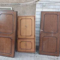 درب اتاقی و کمد دیواری با چهار چوب|مصالح و تجهیزات ساختمان|آبیک, |دیوار