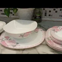 سرویس غذاخوری آرکوپال گل صورتی|ظروف سرو و پذیرایی|تهران, کوهک|دیوار