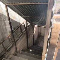 راه پله شمشیری فلزی