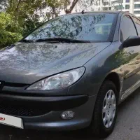پژو 206 تیپ ۲ خاکستری آخر ۹۸ خانگی سیستم حرفه ای