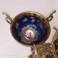 ست پذیرای شیرینی و شکلات خوری برنج ترکیب بشقاب چین|ظروف سرو و پذیرایی|تهران, خاک سفید|دیوار
