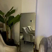 آینه قدی استیل طلایی