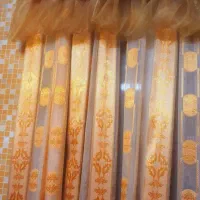 پرده اتاق خواب با والان و ۲ عدد چوب پرده