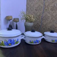 سرویس۶پارچه قابلمه لعابی