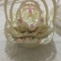 سبد تزینی لباس عروس(خونچه لباس عروس)|صنایع دستی و سایر لوازم تزئینی|تهران, بریانک|دیوار