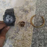 ساعت ودست بند انگوشتر برنج