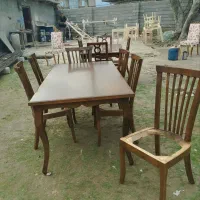 تولید عمده و تک میز و صندلی نهار خوری|میز و صندلی غذاخوری|اسالم, |دیوار