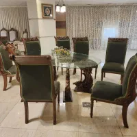 مبلمان سلطنتی ۷ نفره با ست نهارخوری ۸ نفره