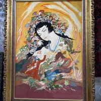 تابلو فرش ۷۰ رج تبریز