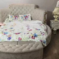 سرویس‌خواب دونفره گرد بسیار شیک و مدرن