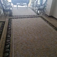 دوعدد فرش کرم طوسی بسیارزیبا ۹و، ۶متری|فرش|تهران, حکیمیه|دیوار