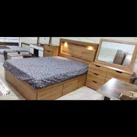 تخت خواب+سرویس خواب نرده ای