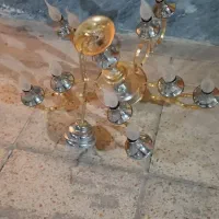 یک جفت لوستر برنجی