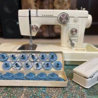 چرخ خیاطی ژانومه ۸۰۲ ژاپن اصل فابریک قدیمی جهیزیه