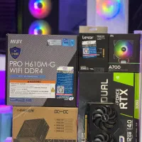 کیس گیمینگ رندرینگ RTX3060 12GB نسل13 آکبند|رایانه رومیزی|مشهد, آبکوه|دیوار