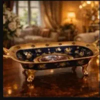 سرویس پذیرایی لوکس Gift Tow سرمه ای طلا کوب|ظروف سرو و پذیرایی|تهران, حر|دیوار