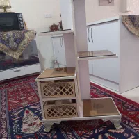 پایه قابلمه چوبی مقاوم سوالم|آب‌چکان و نظم‌دهنده ظروف|مشهد, مهدی آباد|دیوار