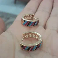 گوشواره نگین رنگی|بدلیجات|قوچان, |دیوار