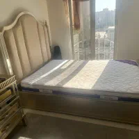 تخت خواب دونفره کامل با تشک و تمام لوازم جانبی|تخت و سرویس خواب|تهران, مهران|دیوار