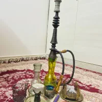 قلیان با همه لوازم
