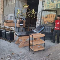 تخت ارایشگاهی پایه چوبی طراحی متفاوت|آرایشگاه و سالن‌های زیبایی|مشهد, نوید|دیوار