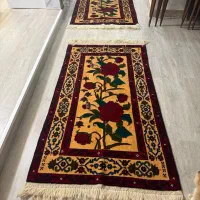 دستباف جفت گل رز