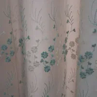 پرده و دو عدد دکور گلدوزی