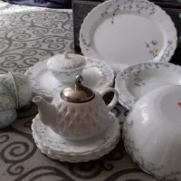 سروبس ارکوپال .سماور .وکفگیر ملاقه