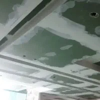 نقاشی ساختمان بتونه‌کاری‌کناف ورنگ‌امیزی‌‌‌نماچوب