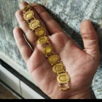 دستبند الیزابت قدیمی طلا|جواهرات|خرم‌آباد, |دیوار