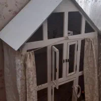 یه قفس دو طبقه پرنده