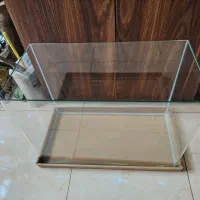 آکواریوم ماهی شرکتی شیشه خم نو