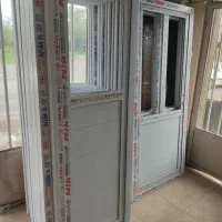 درب و پنجره دو جداره پی وی سی ،درب نفر رو ،اطاقی