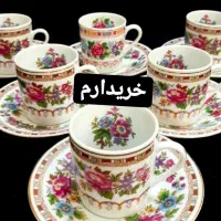 چینی گل سرخی گندم میخک لیلی مجنون|ظروف سرو و پذیرایی|کاشان, کارگر|دیوار