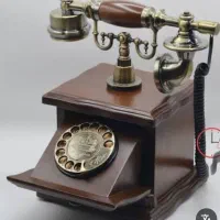 دکوری تلفن چوبی