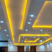 گچکاری سفید کاری لکه گیری ریز جزیی قاب بندی