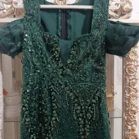 لباس مجلسی ملیله دوزی وپولک دوزی کار شده