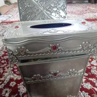 سرویس سطل زباله و دستمال کاغذی