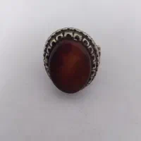 انگشتر نقره عقیق سنگ اصلی