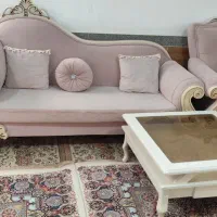 مبل راحتی کلاسیک با چوب راش ،زیبا،دلنشین ،بادوام|مبلمان خانگی و میز عسلی|سردشت, |دیوار