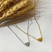 گردنبند قلب استیل