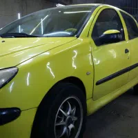 پژو 206 لیمویی 83 تک رنگ خاص