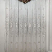 فروش پرده خامه دوزی شده با کتیبه|پرده، رانر، رومیزی|آستانه اشرفیه, |دیوار