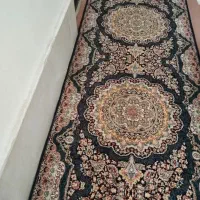 کناره فرش سرمه ای رنگ ۱×۴