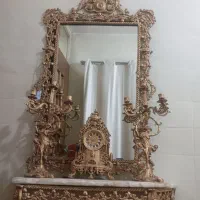 آینه و شمعدان فلزی|آینه|شهرکرد, |دیوار