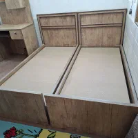 سرویس اتاق خواب نوجوان دو نفره (تخت و کمد)