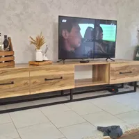 میز تلویزیون. میز Tv چوبی فلزی|میز تلویزیون|رشت, بازار|دیوار
