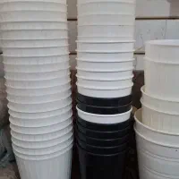سطل فلزی پلاستیکی