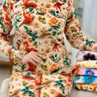 بلوز شلوار ست مخمل سه بعدی با قیمت مناسب|لباس|رشت, یخسازی|دیوار